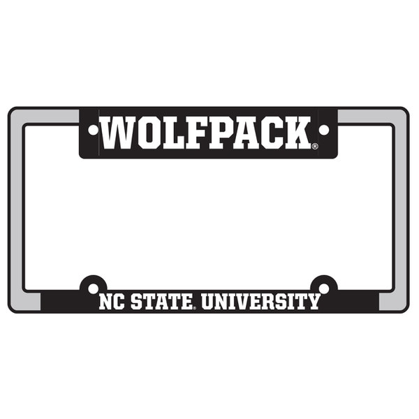 Wolfpack Plastic Auto Frame Brushed